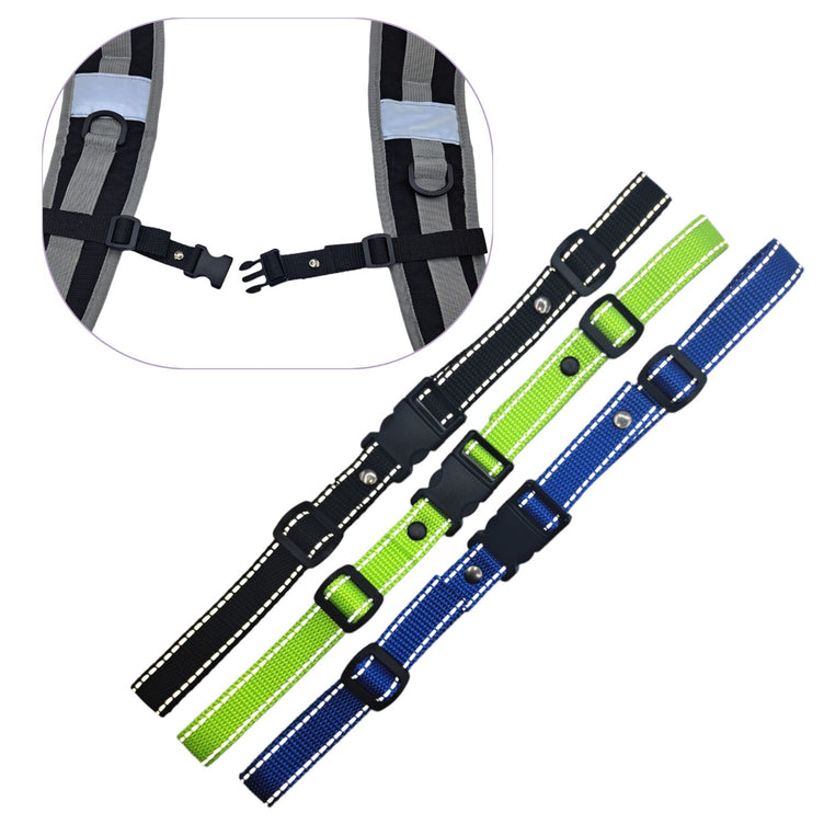 Chest strap No1 for backpacks universal with REFLEKTOR